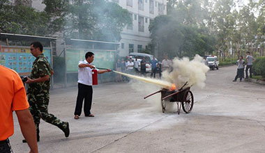 廣東霸王花食品有限公司開展消防知識(shí)培訓(xùn)及實(shí)操演練
